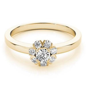 14K 0.25ct Natural Diamond Ring