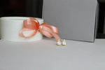 14K Lab Grown Diamond Emerald Cut Bezel Earrings