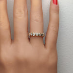 14K 0.73ct Lab Grown Diamond Cocktail Band