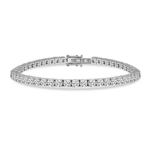 14K Lab Grown Diamond Twisted Tennis Bracelet