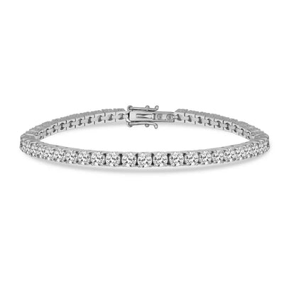 14K Lab Grown Diamond Twisted Tennis Bracelet
