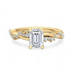 1.5ct Lab Grown Diamond Engagement Ring in 14K Solid Gold | Riyanika