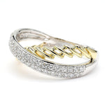 0.52ct Lab Grown Diamond Round Cut Cocktail Band in 18K Solid Gold | Riyanika