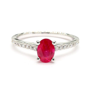 14K 1.06ct Lab Grown Diamond Oval Cut Cocktail Ring