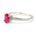 14K 1.06ct Lab Grown Diamond Oval Cut Cocktail Ring