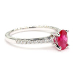 14K 1.06ct Lab Grown Diamond Oval Cut Cocktail Ring