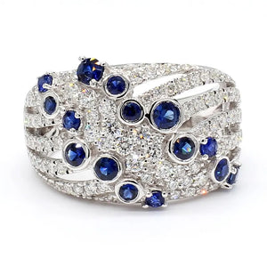 14K 1.49ct Lab Grown Diamond Round Cut Cocktail Band