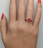 14K 1.06ct Lab Grown Diamond Oval Cut Cocktail Ring