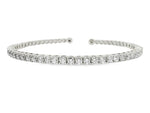 18K Solid Gold 2.82 Carat Lab Grown Diamond Bangle | Riyanika Jewels