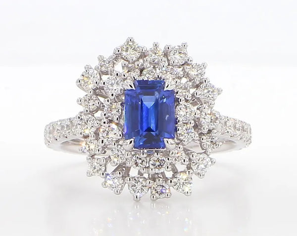 14K 2.36ct Lab Grown Diamond Radiant Cut Cocktail Ring