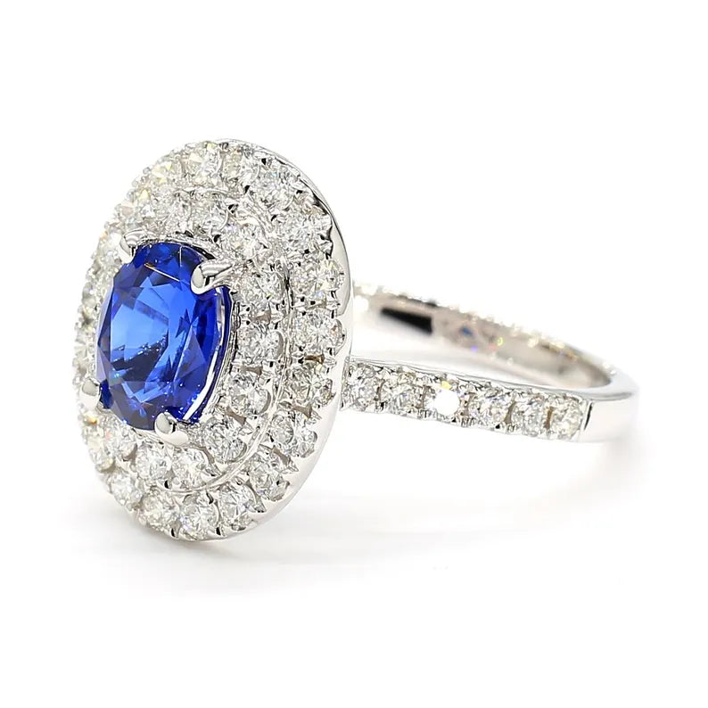 14K 2.76ct Lab Grown Diamond Oval Cut Cocktail Ring