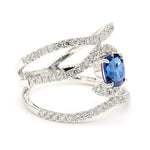 14K 1.73ct Lab Grown Diamond Cushion Cut Cocktail Ring