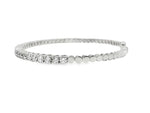 18K Solid Gold 2.82 Carat Lab Grown Diamond Bangle - Detail | Riyanika Jewels