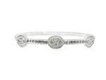 14K 1.6ct Natural Diamond Bangle