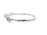18K Solid Gold 1.60 Carat Lab Grown Diamond Bangle - Detail | Riyanika Jewels