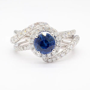 14K 2.72ct Lab Grown Diamond Round Cut Cocktail Ring