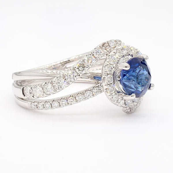 14K 2.72ct Lab Grown Diamond Round Cut Cocktail Ring