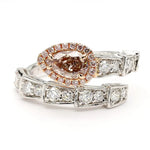 1.63ct Lab Grown Diamond Pear Cut Cocktail Ring in 18K Solid Gold | Riyanika