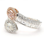 2.32ct Lab Grown Diamond Oval Cut Cocktail Ring in 18K Solid Gold | Riyanika
