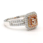1.5ct Lab Grown Diamond Cushion Cut Ring in 18K Solid Gold | Riyanika