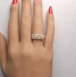 2.09ct Fancy Yellow Diamond Cocktail Ring in 18K Solid Gold | Riyanika