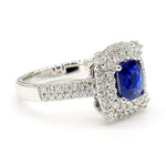 14K 1.77ct Lab Grown Diamond Cushion Cut Cocktail Ring