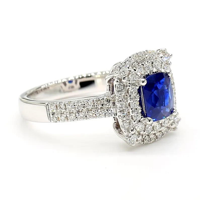 14K 1.77ct Lab Grown Diamond Cushion Cut Cocktail Ring