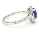 14K 2.45ct Lab Grown Diamond Oval Cut Cocktail Ring