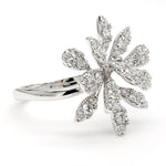 14K 0.78ct Lab Grown Diamond Round Cut Cocktail Ring