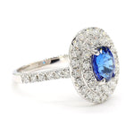 14K 2.76ct Lab Grown Diamond Oval Cut Cocktail Ring