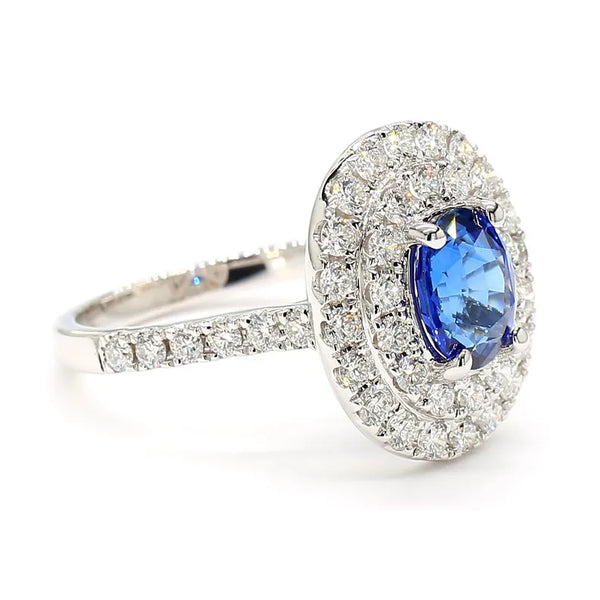 14K 2.76ct Lab Grown Diamond Oval Cut Cocktail Ring