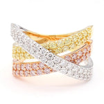 14K 1.26ct Lab Grown Diamond Round Cut Cocktail Ring