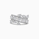 14K 2.82ct Lab Grown Diamond Pear Cut Cocktail Ring