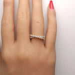 0.69ct Lab Grown Diamond Round Cut Cocktail Band in 18K Solid Gold | Riyanika