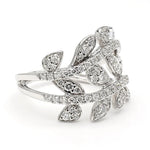 14K 0.9ct Lab Grown Diamond Round Cut Cocktail Ring