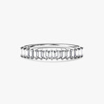 14K 1ct Lab Grown Diamond Baguette Cut Eternity Wedding Band