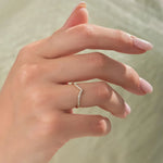 14K 1ct Natural Diamond Round Cut Ring