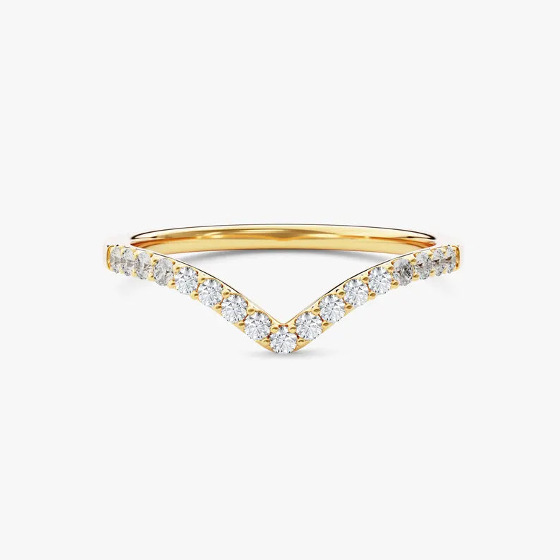 14K 1ct Natural Diamond Round Cut Ring
