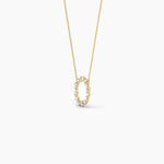 14K Natural Diamond Cluster Pendant