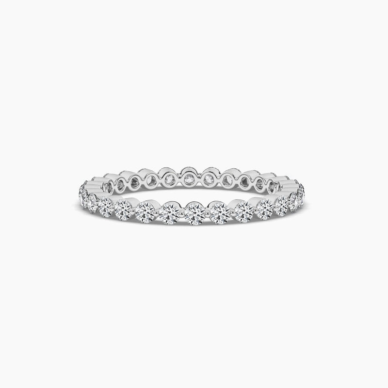 14K Natural Diamond Eternity Band