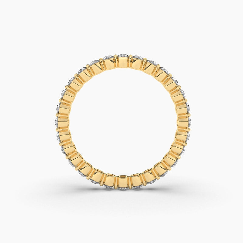 14K Natural Diamond Eternity Band