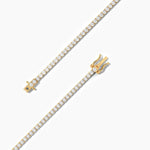 14K Solid Gold Flexible Emerald Natural Diamond Tennis Choker Necklace