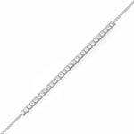 14K Solid Gold 3.00mm Natural Diamond Tennis Bracelet