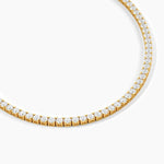 18K Solid Gold Lab Grown Diamond 2.00mm Tennis Bracelet | 4 Prong Wedding Gift for Women - View 7