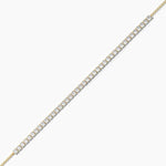 14K Solid Gold 2.50mm Lab Grown Diamond Tennis Bracelet