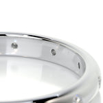 18K Lab Grown Diamond Round Cut Eternity Band