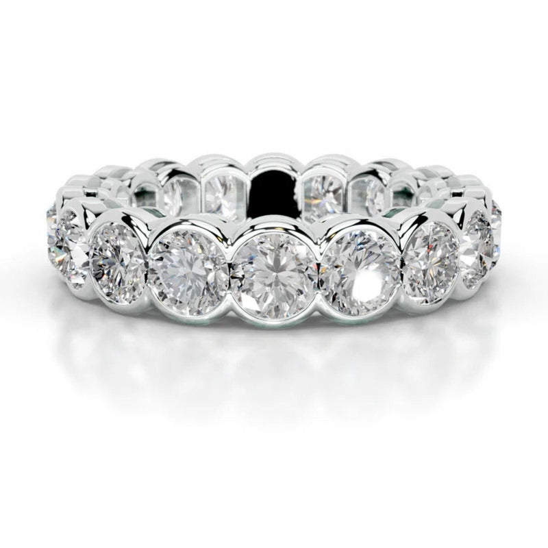 14K Lab Grown Diamond Bezel Ring