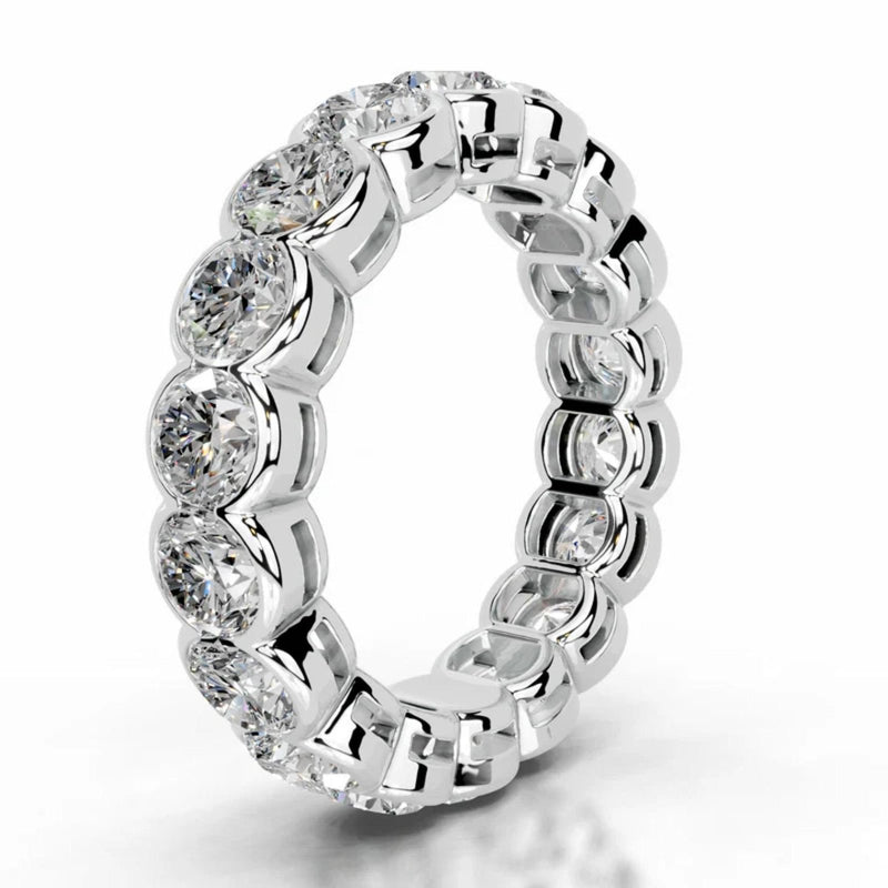 14K Lab Grown Diamond Bezel Ring
