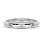 18K Lab Grown Diamond Round Cut Eternity Band