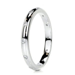 14K Lab Grown Diamond Round Cut Eternity Band